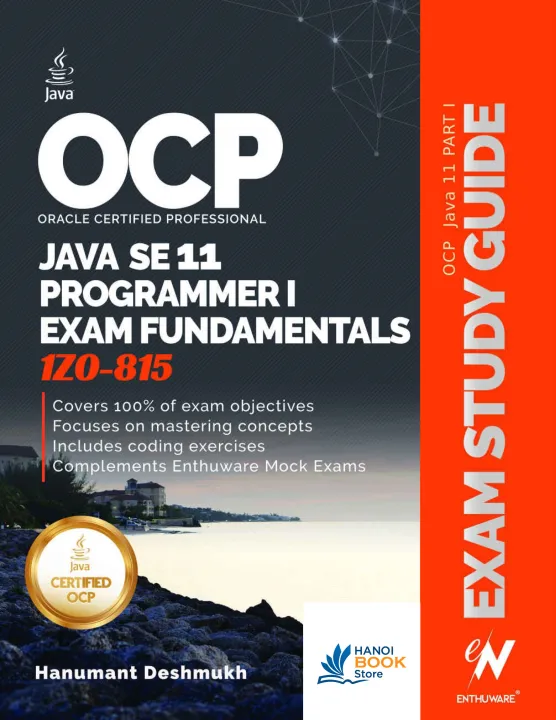 Sách OCP Oracle Certified Professional Java SE 11 Programmer I Exam Fundamentals 1Z0-815