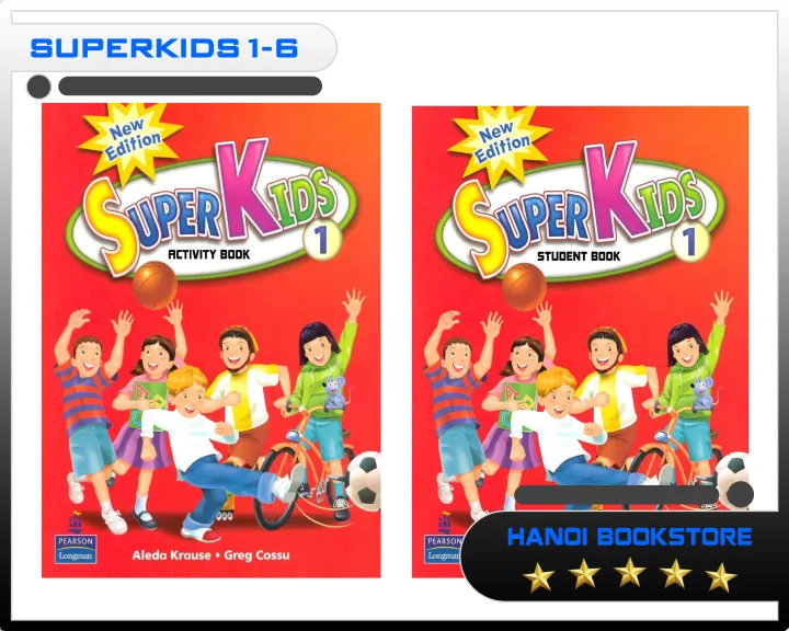 Sách Superkids New Edition Level 1,2,3,4,5,6 (Sách Tiếng Anh dành cho bé) - Sala Bookstore