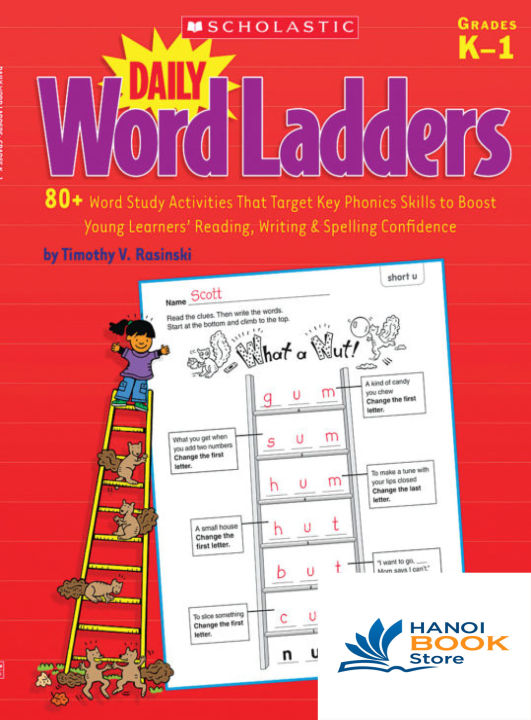 Sách Tiếng Anh DAILY WORD LADDER K-1 (Sách đen trắng)