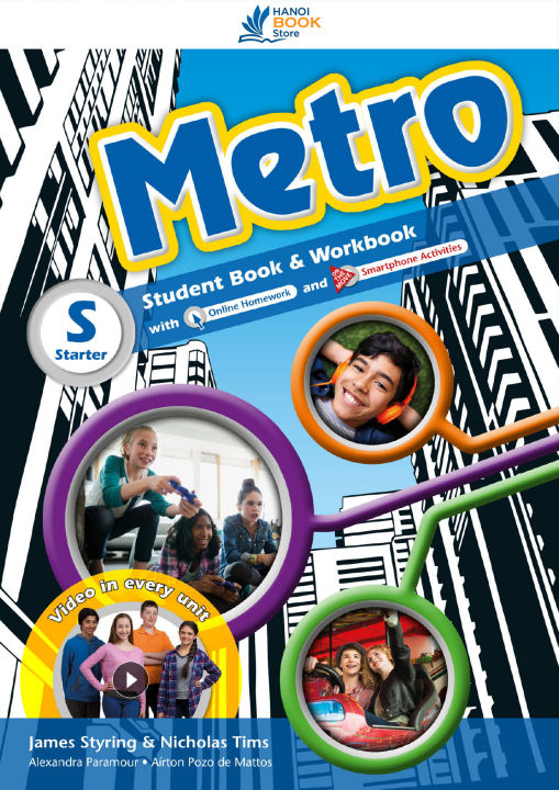 SÁCH TIẾNG ANH OXFORD METRO STUDENT'S BOOK & WORKBOOK STARTER (sách màu)