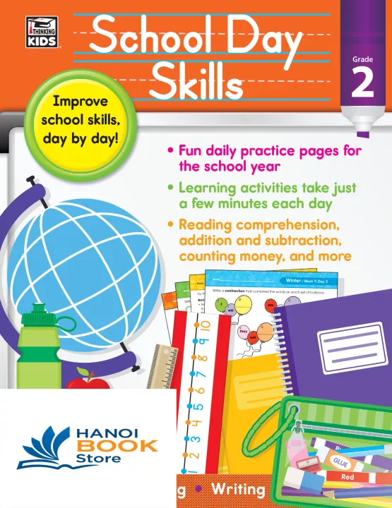 School Day Skills, Grade 2 ( sách màu )