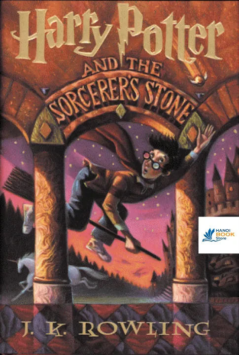 Sorcerer's Stone or Philosopher'stone (sách đen trắng)