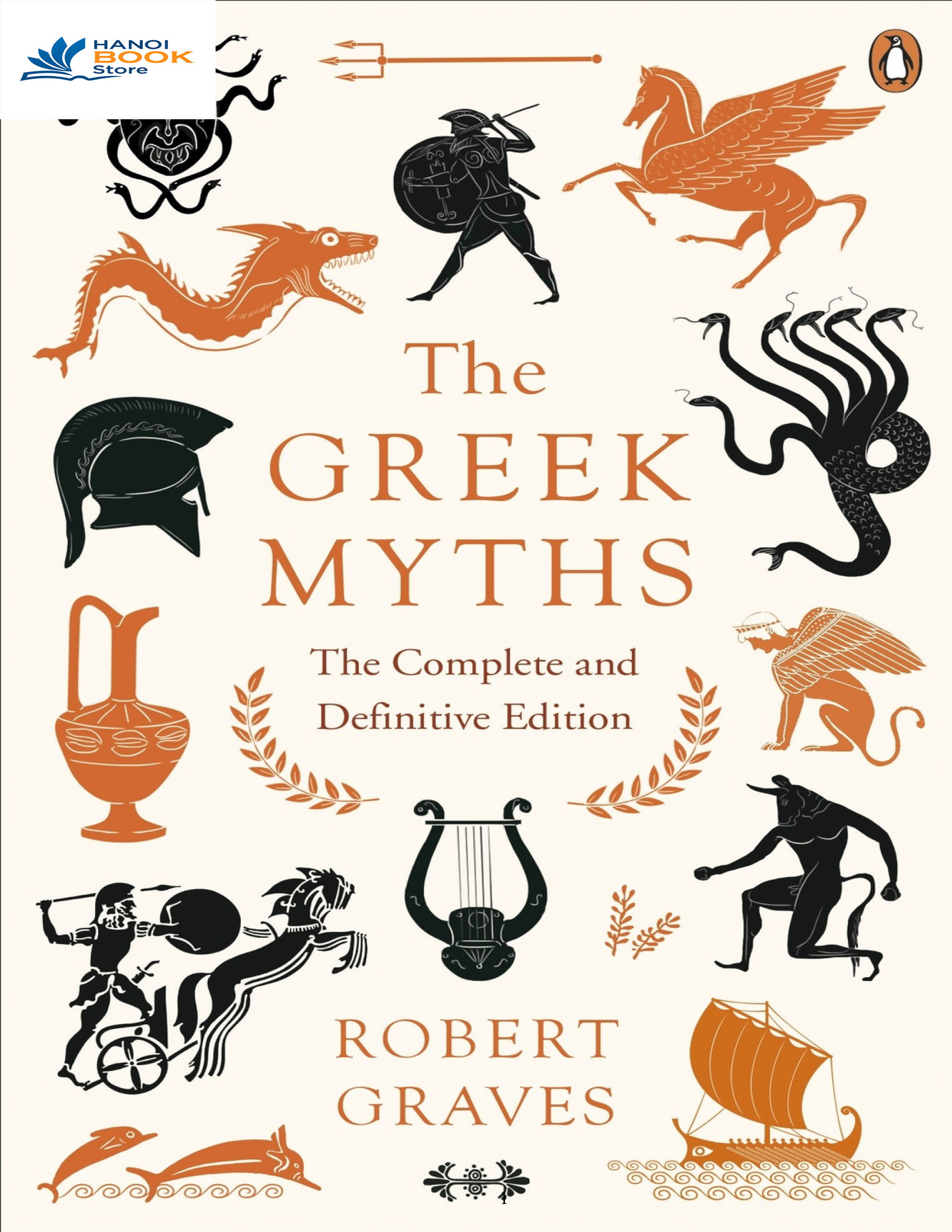 THE GREEK MYTHS THE COMPLETE AND DEFITINIVE EDITION (Sách đen trắng)