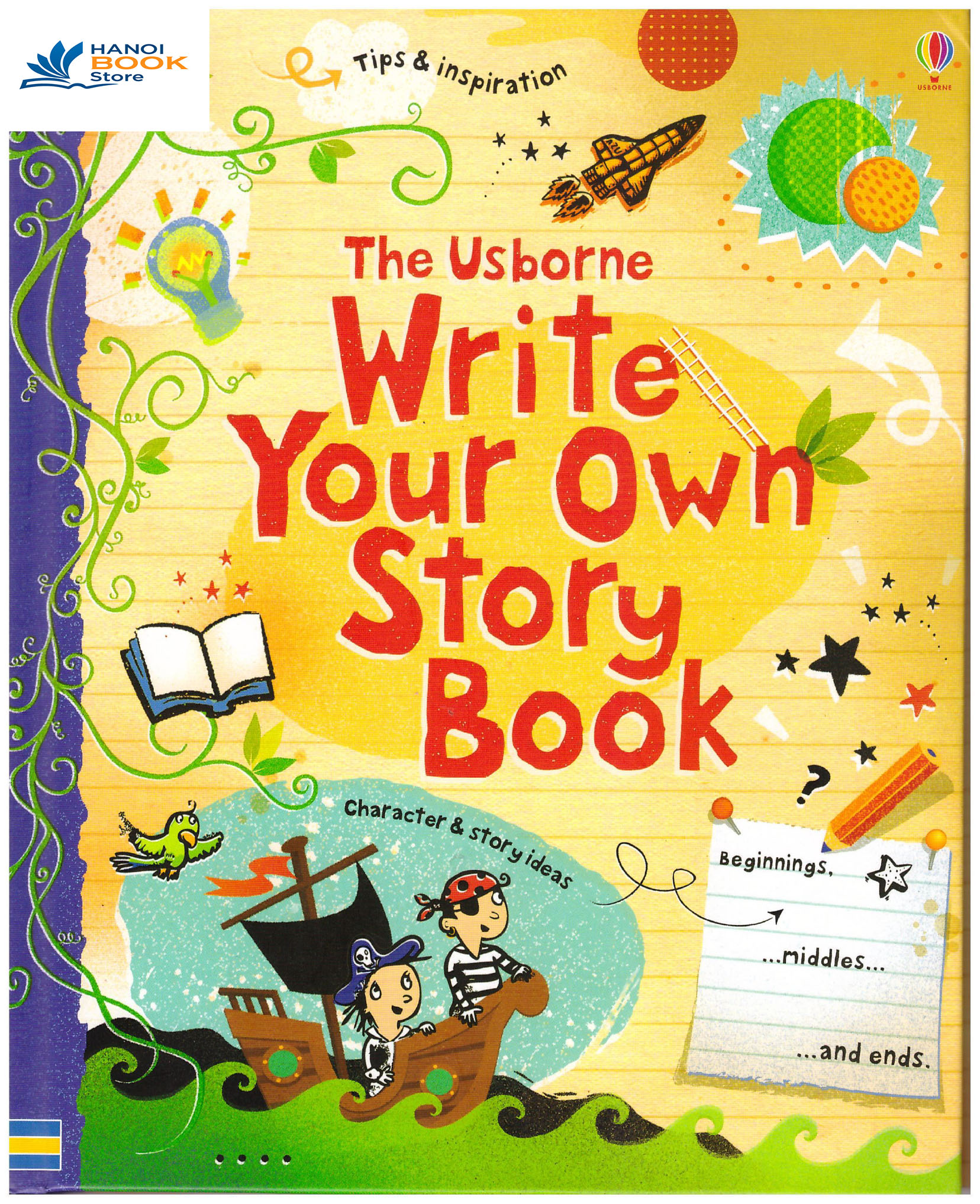 THE USBORNE WRITE YOUR OWN STORY BOOK (Sách màu)