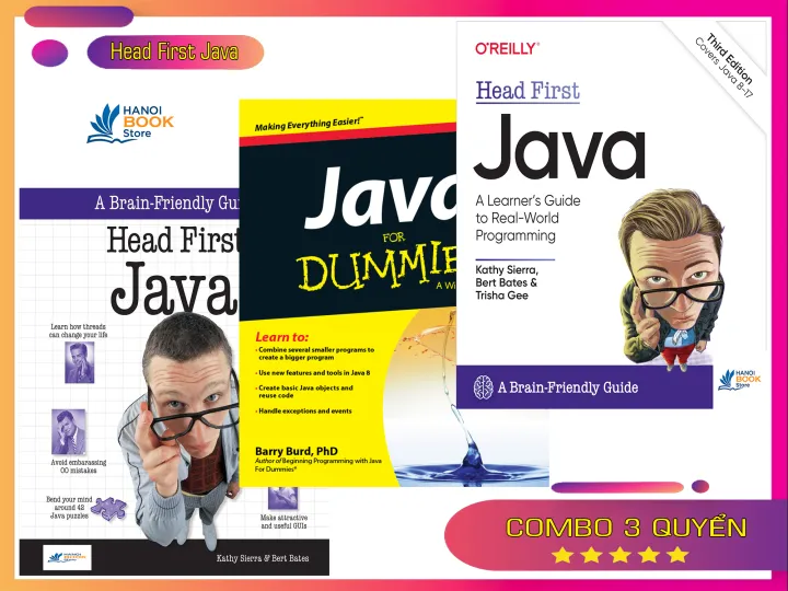 Top 3 Cuốn Sách Java Dành Cho Người Mới Bắt Đầu Head First Java, 2nd Edition - Java For Dummies