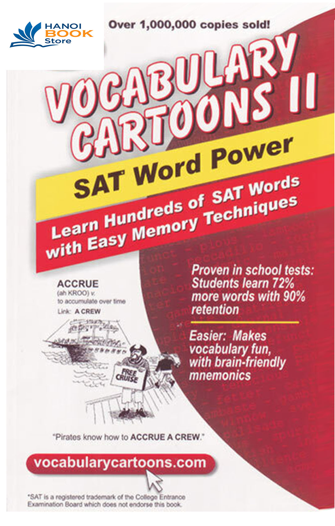 VOCABULARY CARTOONS II SAT WORD POWER (Sách đen trắng)