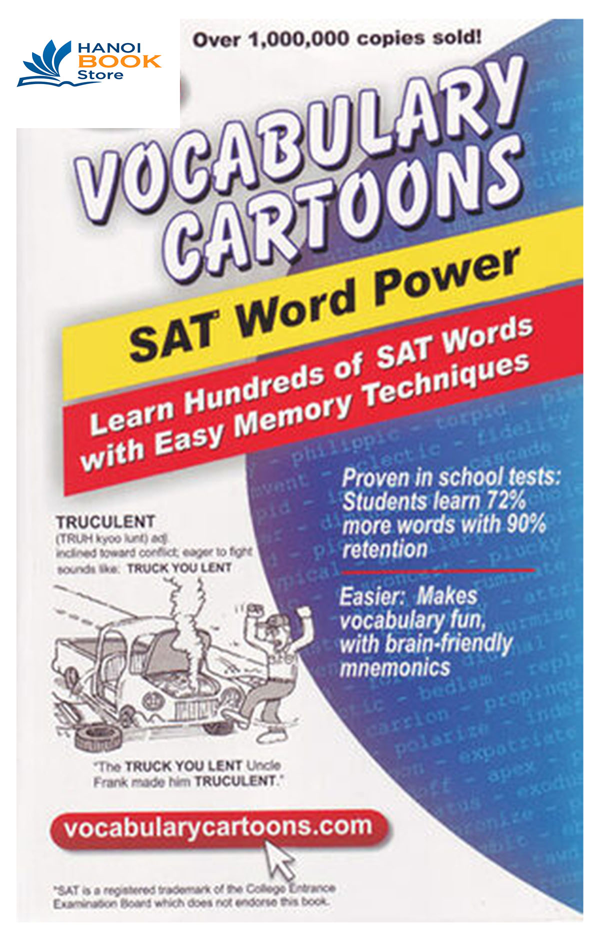 VOCABULARY CARTOONS SAT WORD POWER (Sách đen trắng)