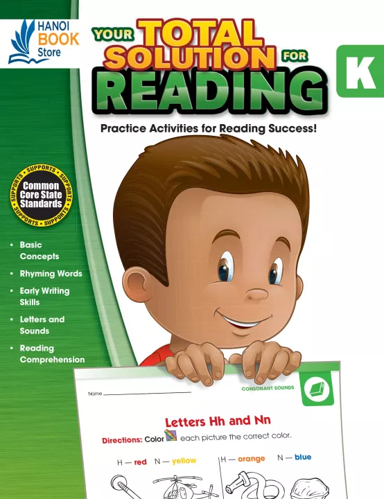 Your Total Solution for - Math, Grade K ( sách màu )