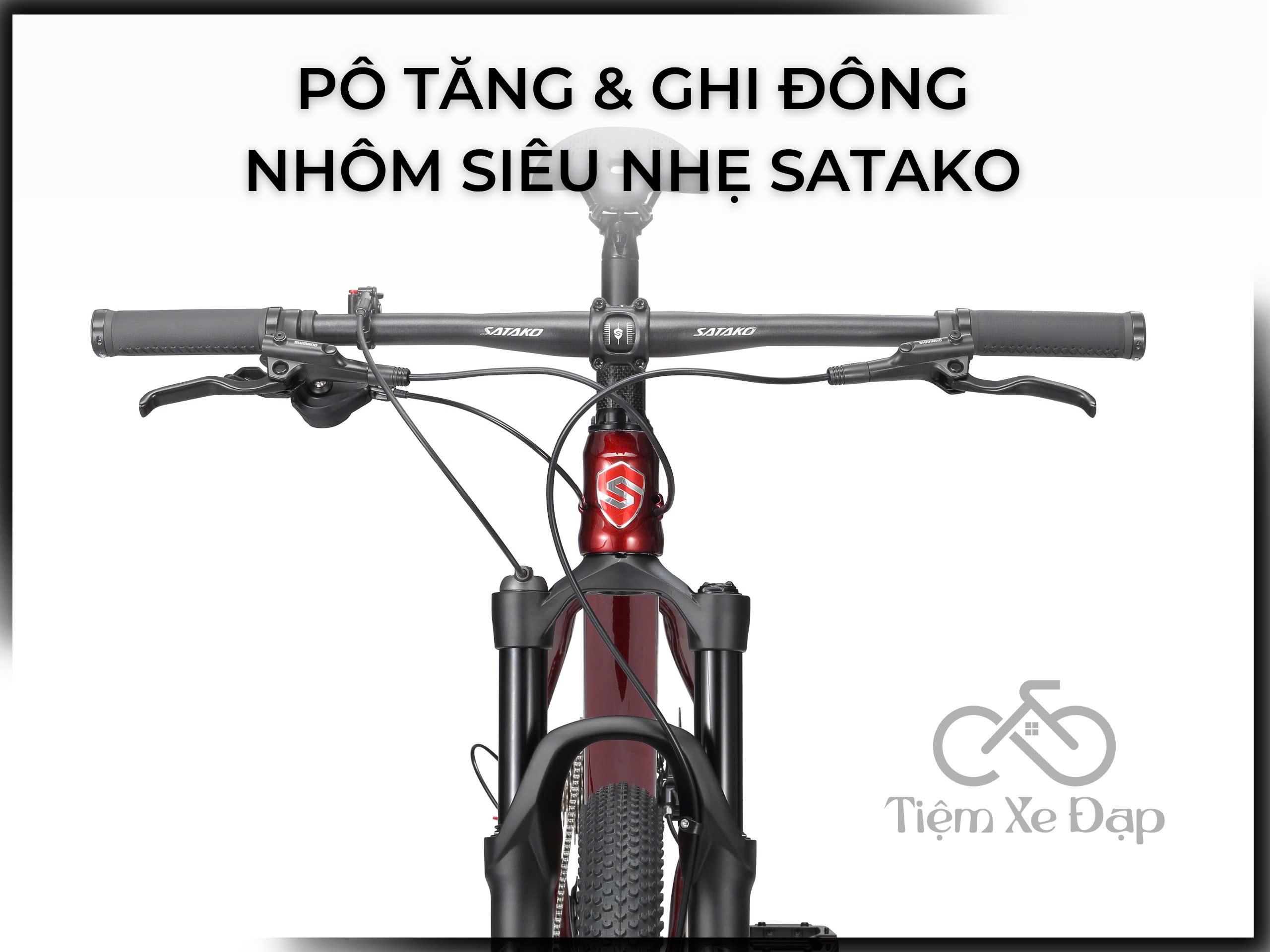 Xe Đap Địa Hình SATAKO AKITA GEN 2, Xe Đạp Địa Hình Carbon