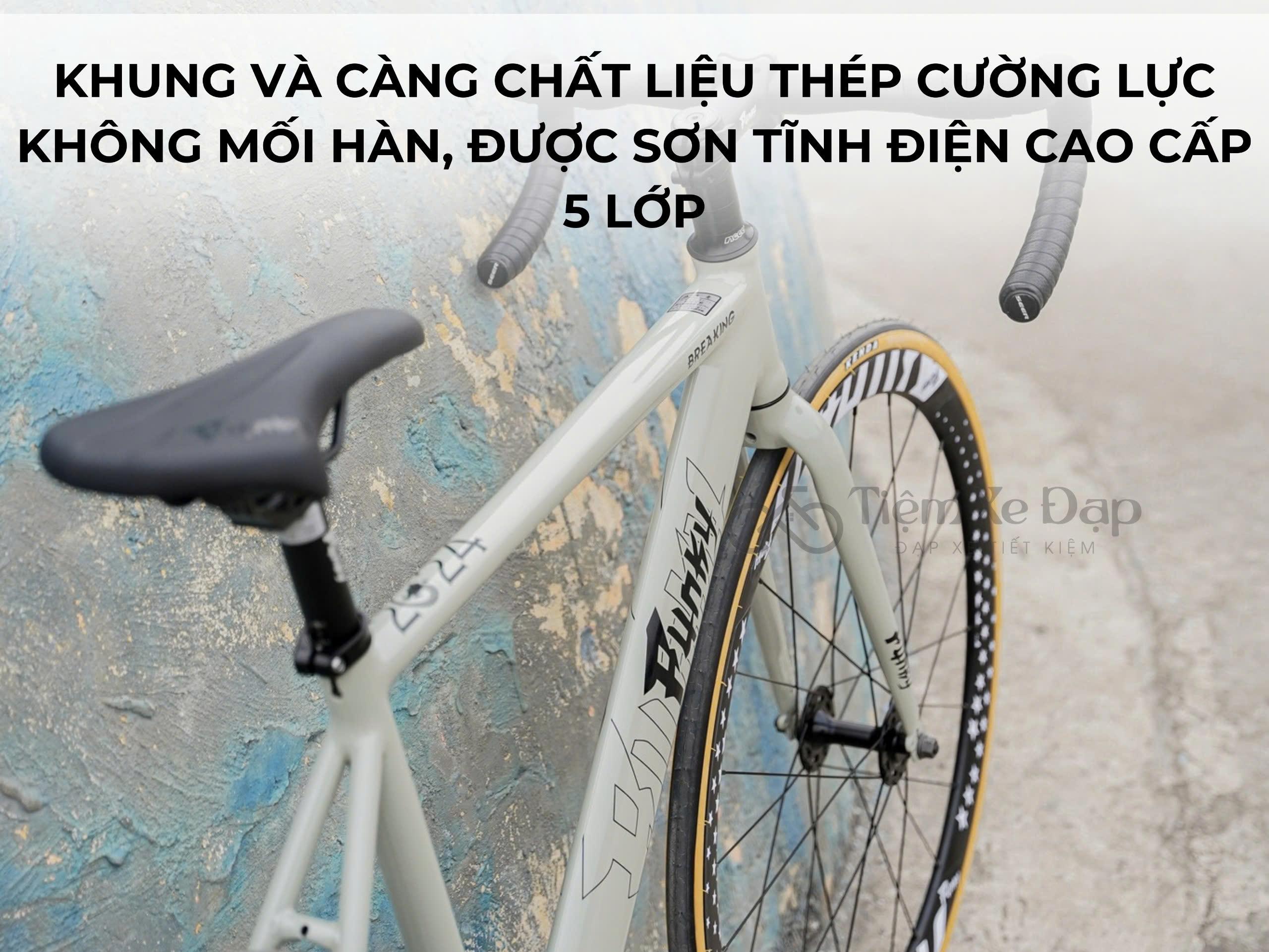 FUNKY BREAKING Xe Đạp Fixed Gear