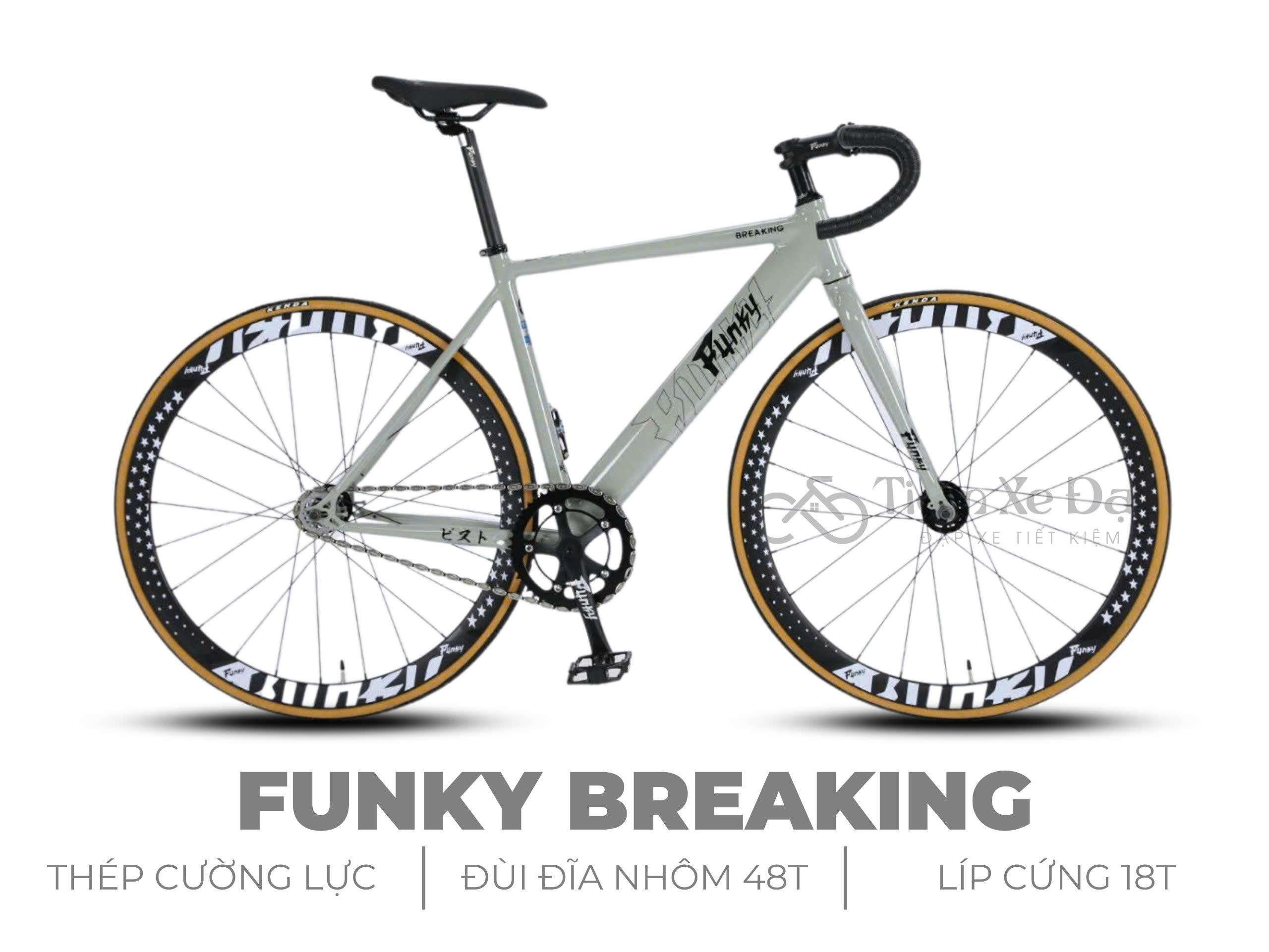 FUNKY BREAKING Xe Đạp Fixed Gear
