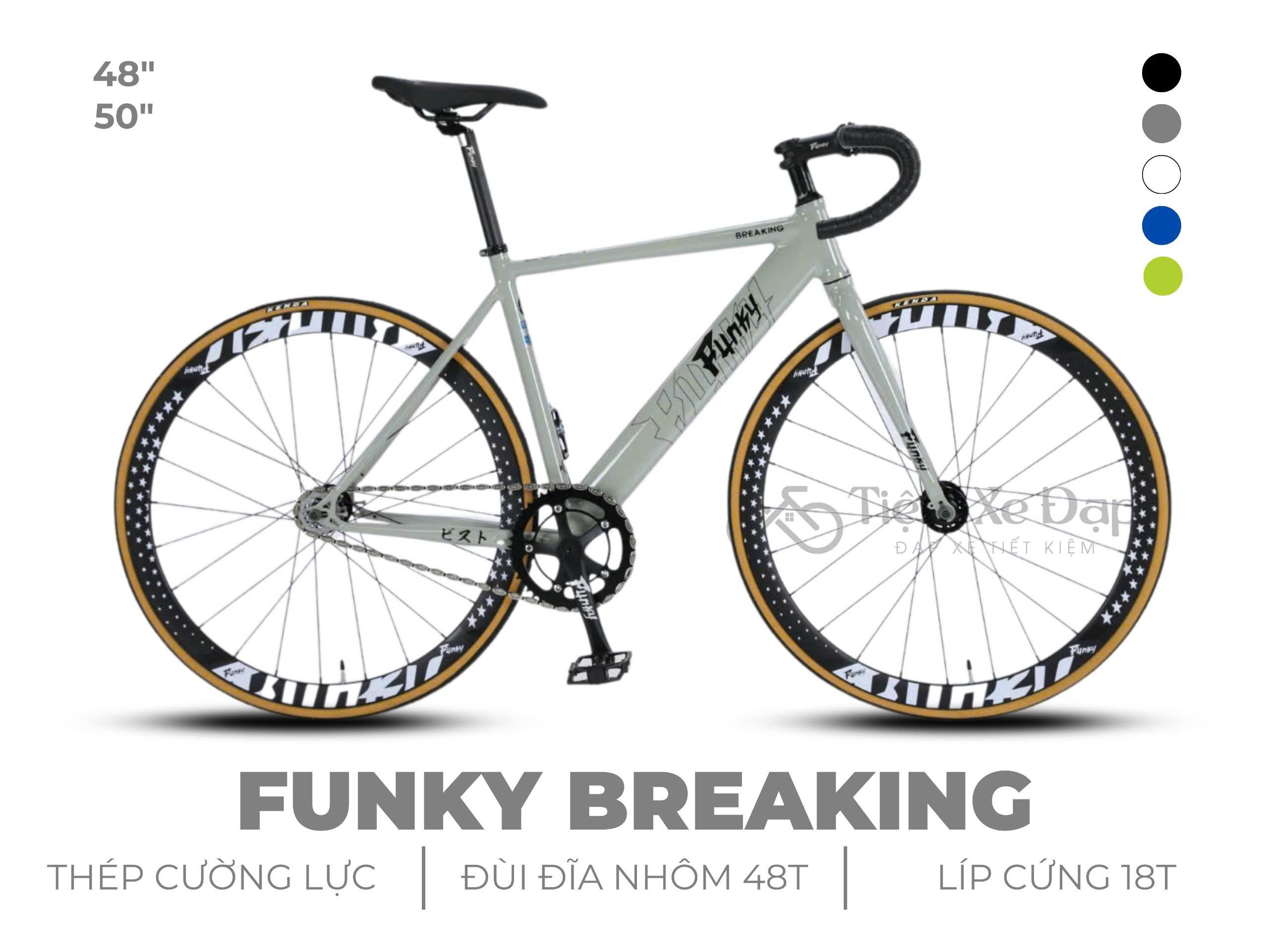 FUNKY BREAKING Xe Đạp Fixed Gear