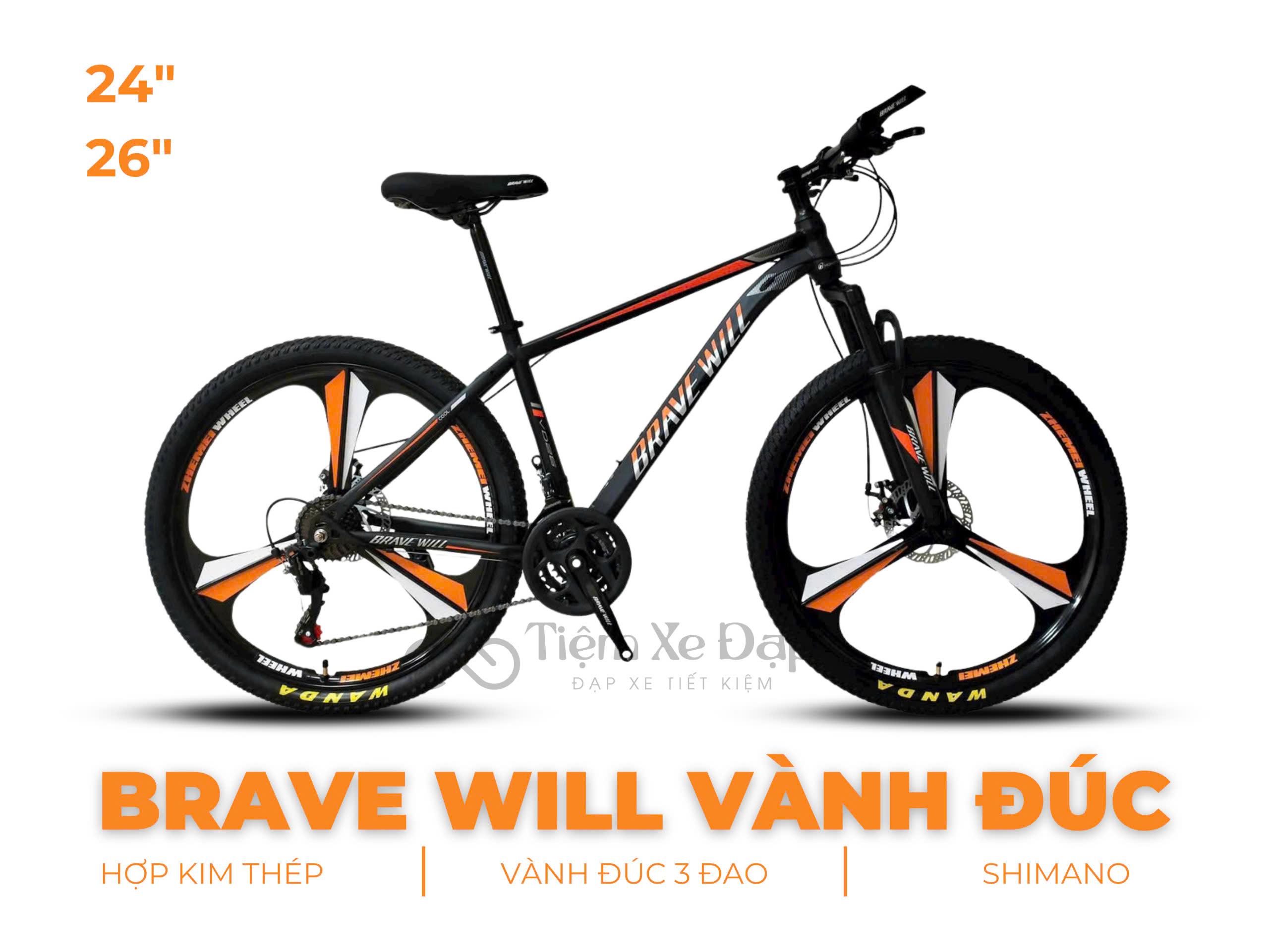 BRAVE WILL vành đúc D-24/26 - Xe Đạp Địa Hình
