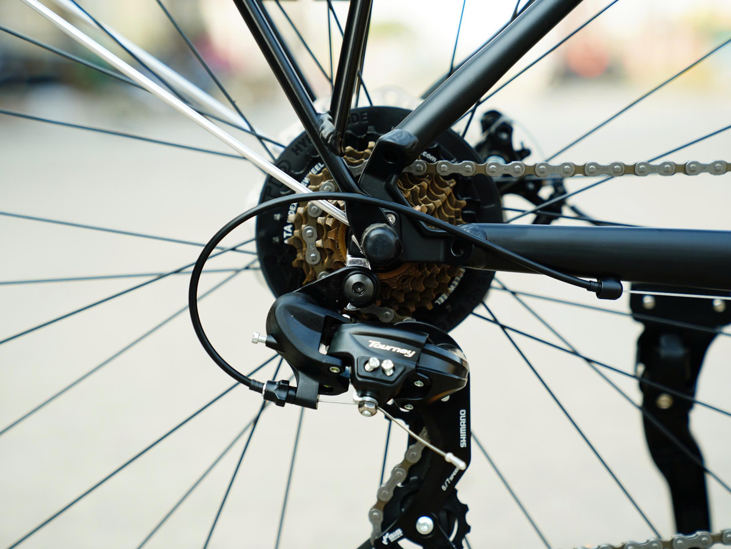 DTFLY R-024 Xe Đạp Touring Hybrid - Khung nhôm, Phuộc đúc rắc co, SHIMANO TOURNEY, 24 tốc độ