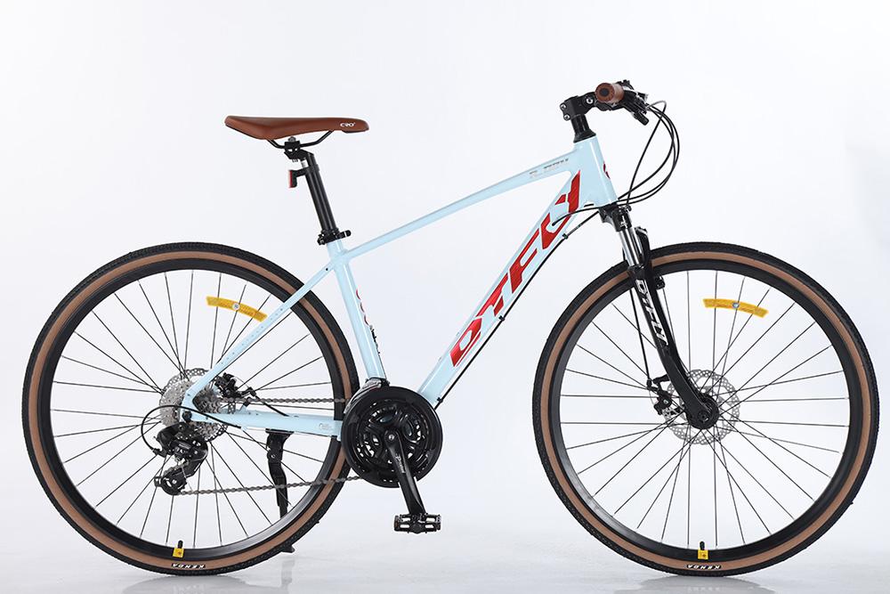 DTFLY R-024 Xe Đạp Touring Hybrid - Khung nhôm, Phuộc đúc rắc co, SHIMANO TOURNEY, 24 tốc độ