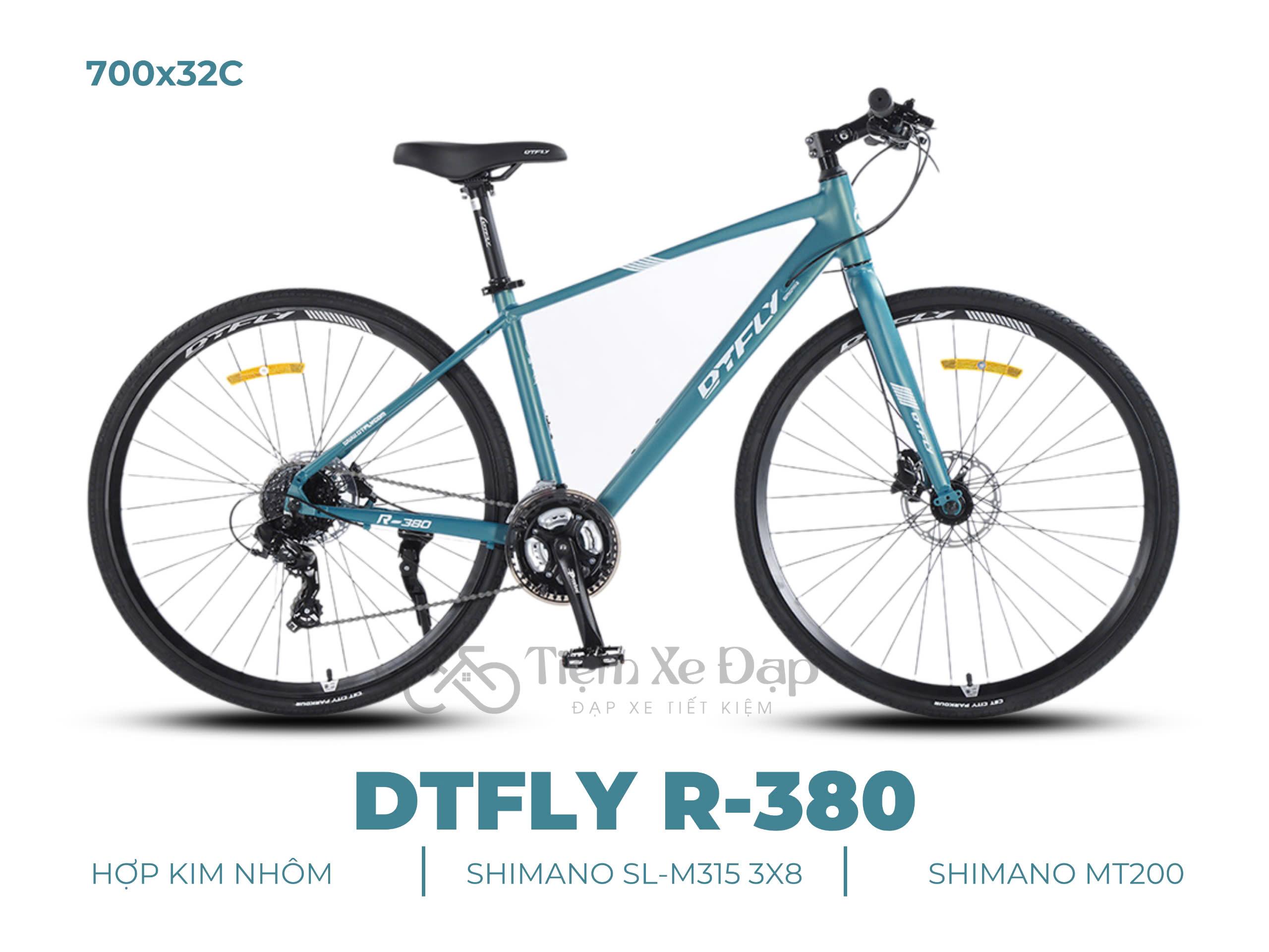 DTFLY R-380 Xe Đạp Touring Đường Phố - Khung nhôm, SHIMANO TOURNEY, 24 tốc độ
