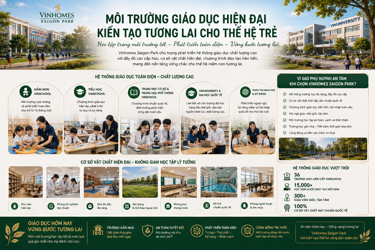 Trường học và dịch vụ giáo dục