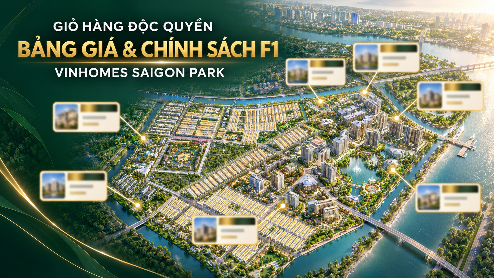 Giỏ hàng độc quyền, bảng giá và chính sách F1 Vinhomes Saigon Park