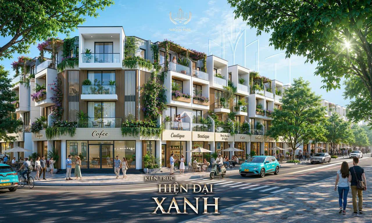 Nhà phố Vinhomes Saigon Park trong khu đô thị quy hoạch đồng bộ